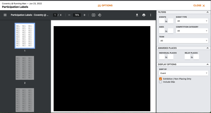Participation Labels